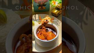 This cures flu and cold 💯  Chicken Lal Jhol chickencurry bengalifood indiancuisine [upl. by Anitniuq]