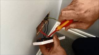 How to Change an Electrical Socket  UK [upl. by Mallina]