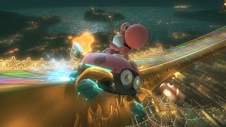 N64 Rainbow Road 150cc  119196  Vincent Mario Kart 8 Deluxe World Record [upl. by Rosabelle177]