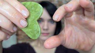 ASMR Face and Neck Massage for Lymph Drainage [upl. by Ecienaj]