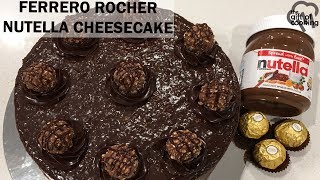 Ferrero Rocher Nutella Cheesecake [upl. by Nimaynib770]