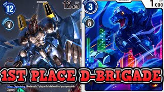 1st Place Locals DigiPolice Deck Digimon TCG BT16 Format [upl. by Tahpos]