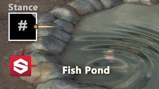 Fish Pond  Substance Designer Material Breakdown [upl. by Goto]