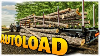 TIMBER AUTOLOADER  The BIGGEST Trailer Ive Ever Seen  Farming Simulator 22 Gameplay [upl. by Timon]