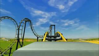 RCT3  Igniter Corkscrew Coaster [upl. by Horick]