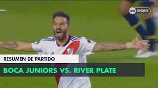 Resumen de Boca Juniors vs River Plate 02  Fecha 6  Superliga Argentina 20182019 [upl. by Tamra964]