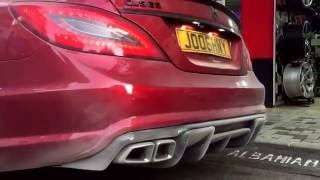 CLS 63 AMG straight pipes  stage 2 remap 630hp [upl. by Kary64]