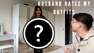 HUSBAND RATES MY PRETTYLITTLE THINGBOOHOO HAUL   Saira and Sy [upl. by Mariandi]