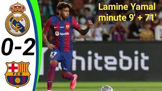 REAL MADRID 02 BARCELONA ⚽ All Goals amp Extended Highlight Last Matches HD  efootball [upl. by Ailefo]