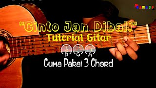 〽️CINTO JAN DIBALI Ria Amelia🔸Chord amp Lirik Lagu Minang tutorial tutorialgitar [upl. by Lelah]