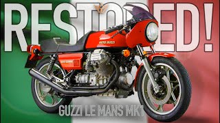 Unbelievable motorcycle restoration  Moto Guzzi LeMans Mk1  My hardest yet [upl. by Rhyne]