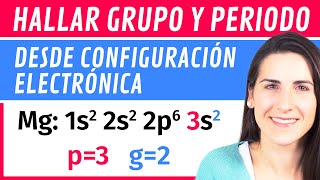 Hallar GRUPO y PERIODO desde la Configuración Electrónica ⚛️ Ubicar elementos en la Tabla Periódica [upl. by Einnek]