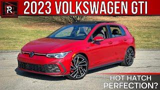 The 2023 Volkswagen GTI Is A 40Year Old Homage To Hot Hatches [upl. by Atrahc]