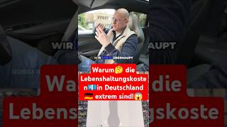 Warum🤔 die Lebenshaltungskosten💶in Deutschland🇩🇪 hossundhopf fürdich podcast deutschland kosten [upl. by Tyra]