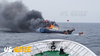 How China Expels Japan Vessel from Disputed Senkaku Waters [upl. by Eemyaj986]