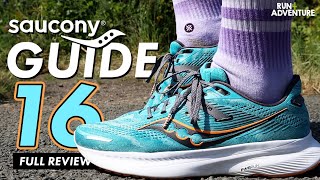 Maximizing Comfort and Support with the NEW Saucony Guide 16  InDepth Review  Run4Adventure [upl. by Nurat550]