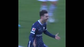 Bochum scores two UNBELIEVABLE goals to stun Bayern Munich  Shorts [upl. by Sokin]