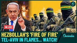 LIVE  Hezbollah escalates conflict with Tel Aviv Strikes Attacks Intensify Confrontation  Watch [upl. by Matelda]