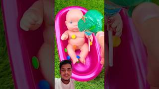 dinosaur ke munh mein mm candy hai 😱 candy satisfying toys howto baby chocolate jelly funny [upl. by Lahcim430]