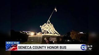 Seneca County Honor Bus takes veterans to DC at no charge [upl. by Schnur865]