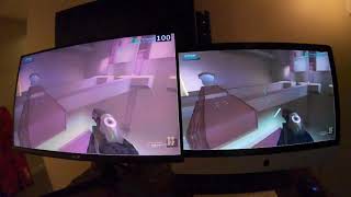 Gaming at 100hz vs 60hz monitor [upl. by Ednyl774]