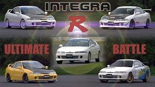 ENG CC Integra R Ultimate Battle  Spoon DC2s Js DC2 BOSS DC2 EVO GTR NSX Tsukuba 2001 [upl. by Nare]