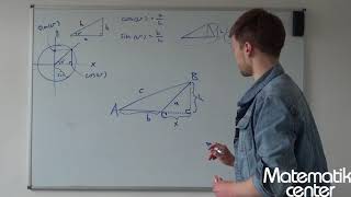 Bevis for cosinusrelationerne  Stumpvinklet trekant [upl. by Lorimer]