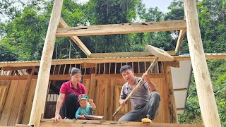 How to make a 2story porch with wooden  live with nature Hà Tòn Chài [upl. by Murtagh734]