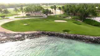 La Cana Golf Course  Back 9  Golf Punta Cana [upl. by Nauqas]