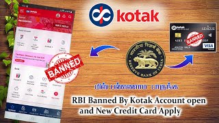 Kotak bank Acc open and Credit card Apply process banne by RBI New Update 2024Tech and Technics [upl. by Thedric693]