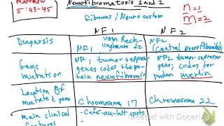 Neurofibromatosis type 1 and 2 [upl. by Paolina]