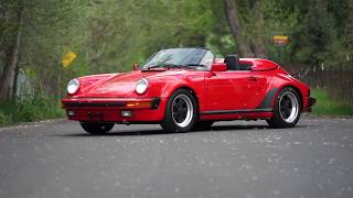 1989 Porsche 911 Speedster  Walkaround  Ride Along [upl. by Tearle436]