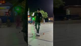 mix slalom skill😂😱😱hamzaskater ayazskatingclub skating shortvideo viralvideo [upl. by Hayimas]