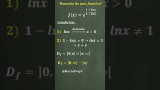 Dominio de Funciones Exponenciales con Exponentes Racionales y Logaritmos 6 shorts [upl. by Atinwahs]