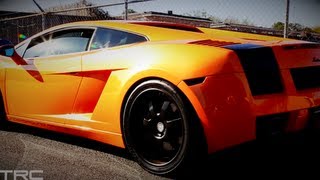 TX2K13  1500hp UGR TT Gallardo battles 1700hp LMR Corvette Tejano Blue [upl. by Oren106]