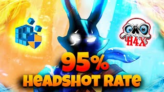 How to get 95 headshot rate in free fire Secret Revealed😱 [upl. by Ayeki938]