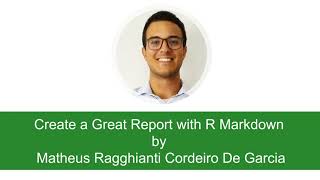 Create a Great Report with R Markdown [upl. by Cohlette]