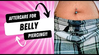 My belly piercing aftercare experience [upl. by Xenia]