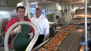 Krispy Kremes Glazed Donuts  Fast Food Mania [upl. by Joanne649]