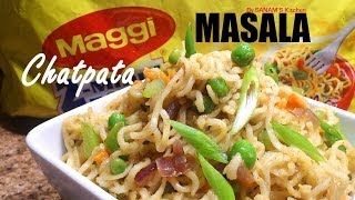 Maggi Masala Noodles Recipe [upl. by Auqinot276]