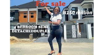 4 BEDROOM SEMI DETACHED DUPLEX WITH BQ FOR SALE IN ORCHID LEKKI LAGOS [upl. by Colwen]