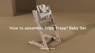 How to assemble the Tripp Trapp® Baby Set and Stokke® Harness [upl. by Hodgkinson]