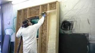 Polyurethane Spray Foam Demo Video [upl. by Eliza794]