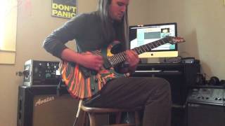 Whitechapel The Saw is the Law new song 2014 Our Endless War HQ guitar cover  solo  Ben Eller [upl. by Berkow]