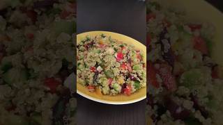 Quinoa Avocado 🥑 Salad 🍀 quinoa avocado salad food kitchen cooking shorts short recipe [upl. by Iyre229]