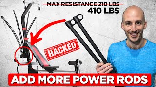 Add Power Rods to a Bowflex PR1000 with this Hack bowflex bowflexPR1000 [upl. by Adora]