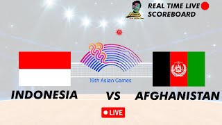 LIVE🔴INDONESIA VS AFGHANISTAN 19TH ASIAN GAMES MENS VOLLEYBALL 09212023 [upl. by Gathers779]