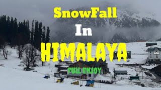 Most beautiful place in himalayaSnowfall in himalaya🌧🌧 [upl. by Atena]