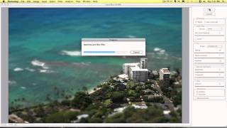 Creating a tiltshift effect using Photoshop CS5 HD [upl. by Guenevere]