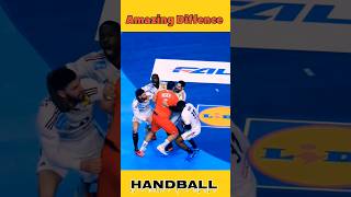 💯 Amazing Diffence 😲 Handball handball håndbold goals [upl. by Anselme]